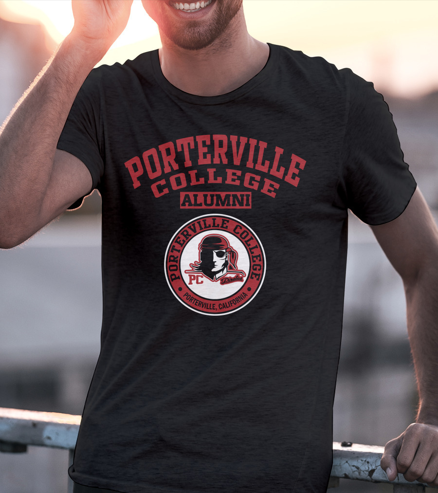 Porterville College Alumni California PC Pirate T-Shirt