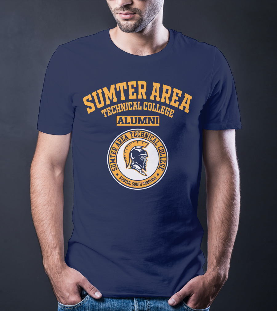 Sumter Area Technical College Alumni South Carolina Spartan Head T-Shirt