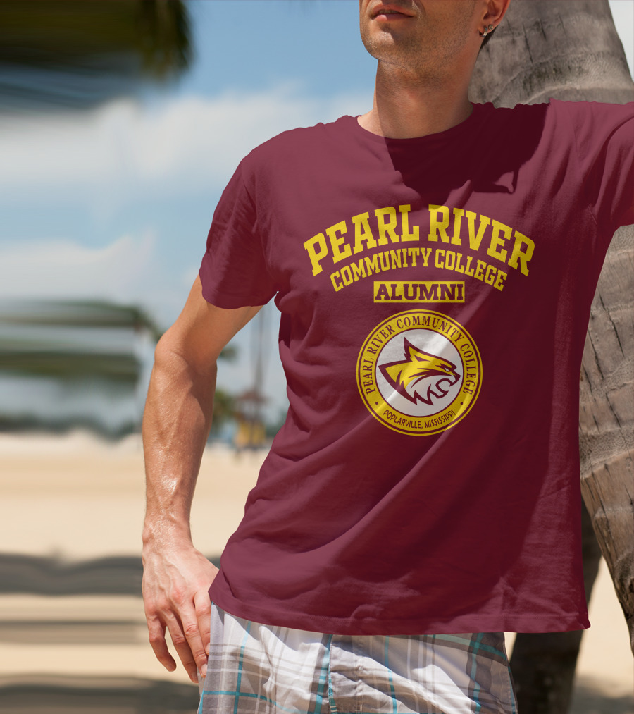Pearl River Community College Alumni Poplarville Mississippi Wildcat T-Shirt