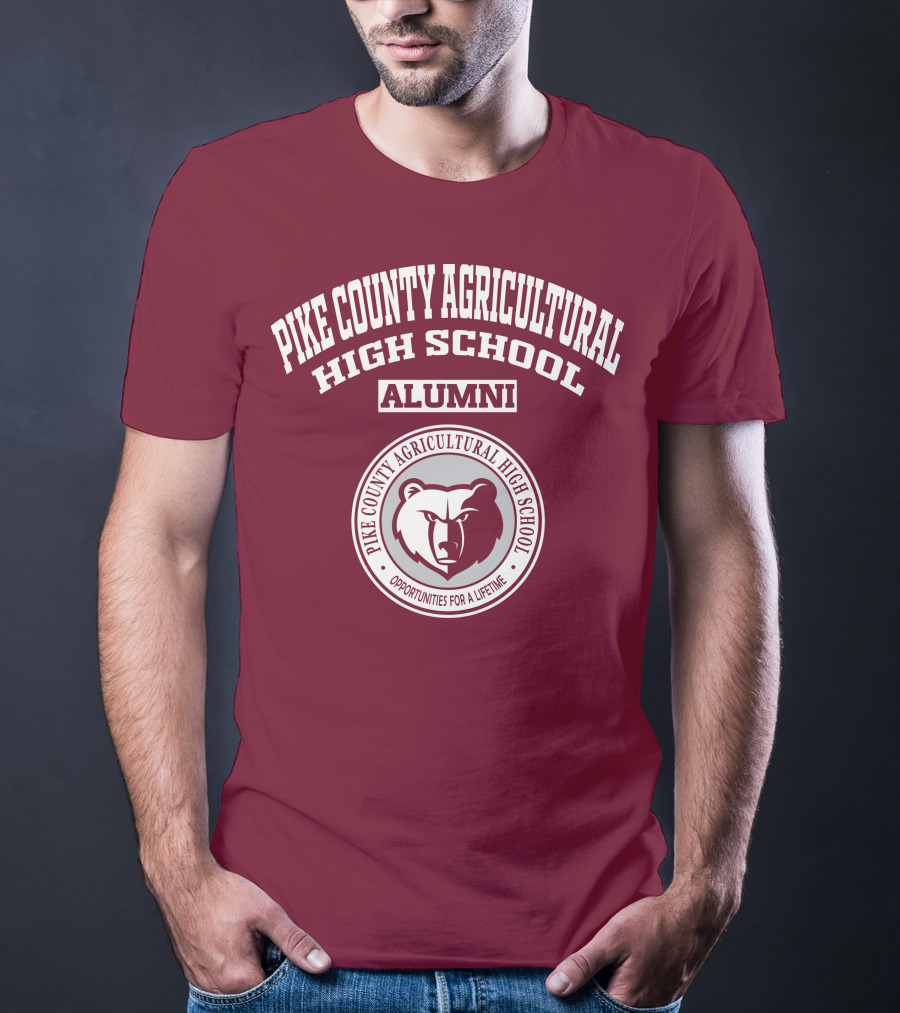 Pike County Agricultural High School Alumni Opportunities For A Lifetime Bear T-Shirt