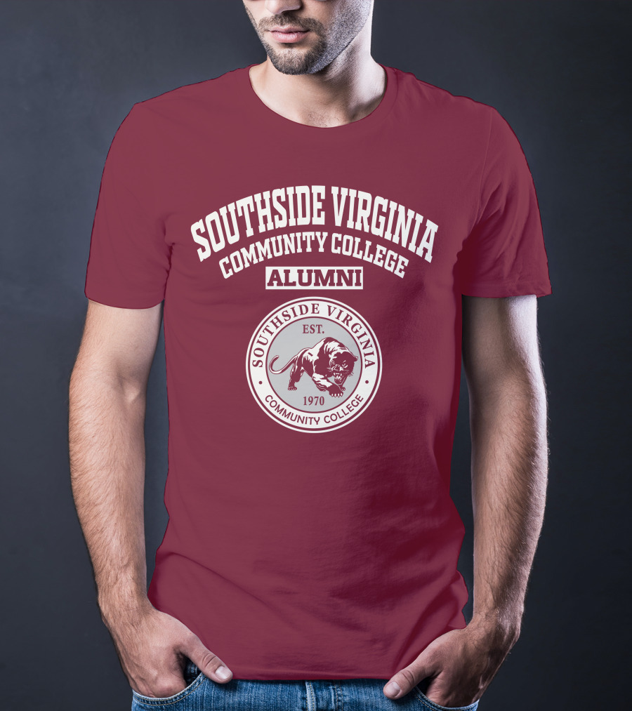 Southside Virginia Community College Alumni Est. 1970 Lion Emblem T-Shirt