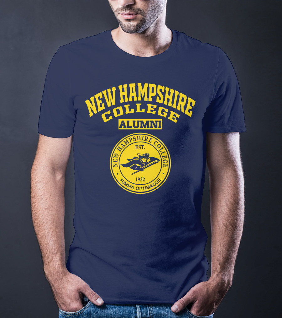 New Hampshire College Alumni Est 1932 Summa Optimaque T-Shirt