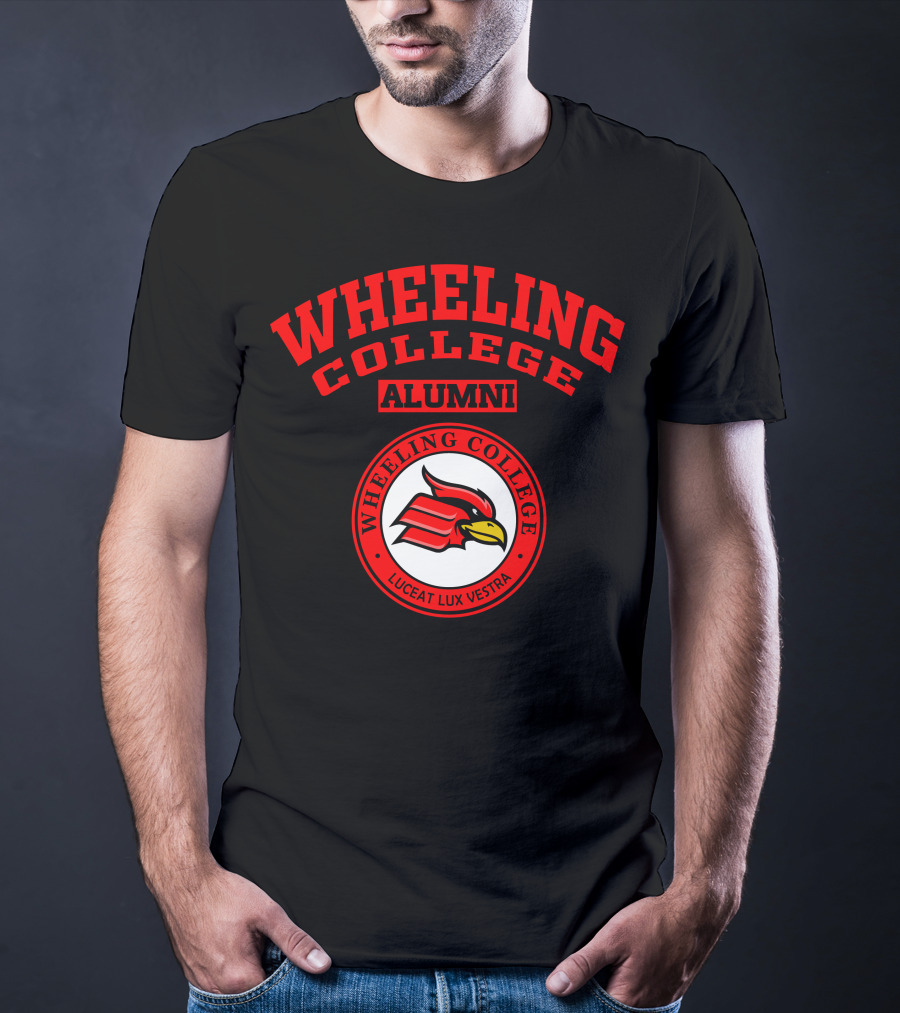Wheeling College Alumni Cardinal Seal Luceat Lux Vestra T-Shirt