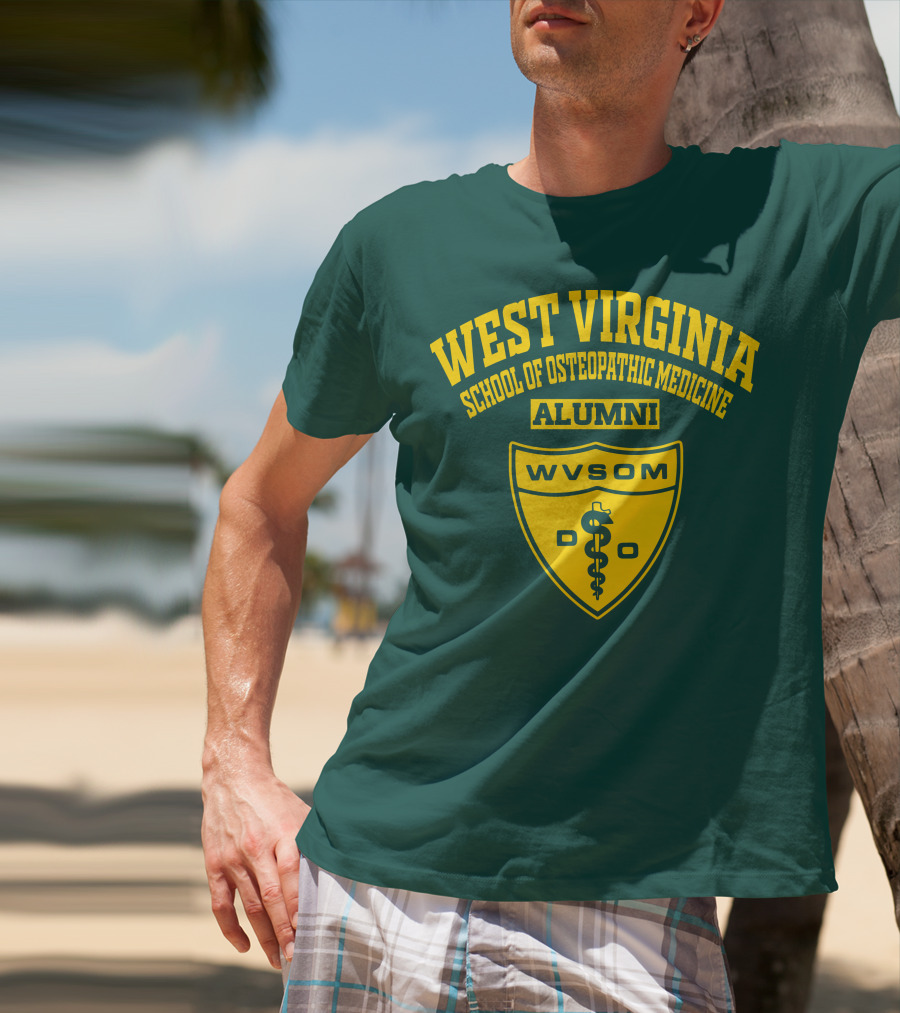West Virginia School Of Osteopathic Medicine Alumni WVSOM DO Shield T-Shirt