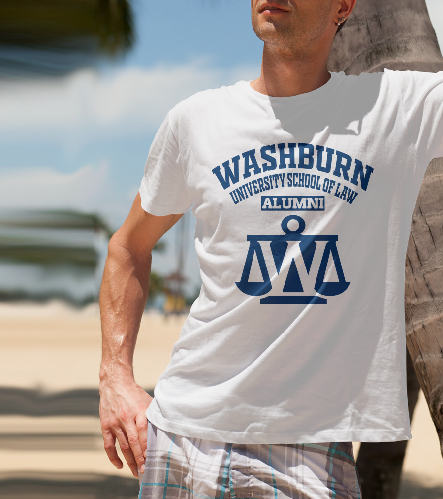 Washburn University School Of Law Alumni Scales T-Shirt