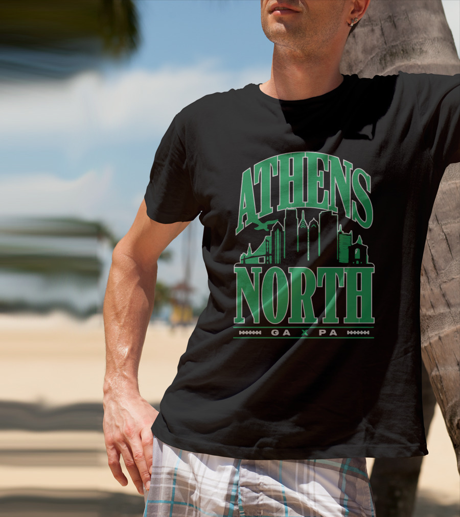 ATHENS NORTH GA PA Skyline T-Shirt