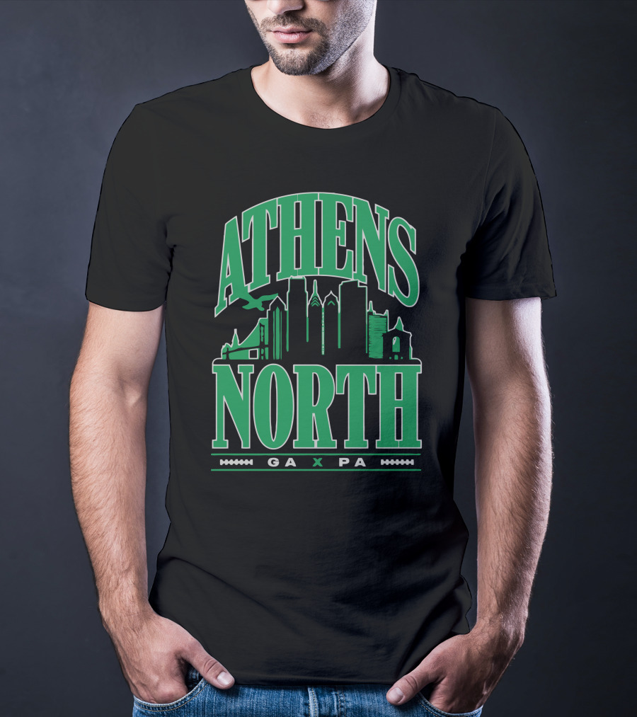 ATHENS NORTH GA PA Skyline T-Shirt