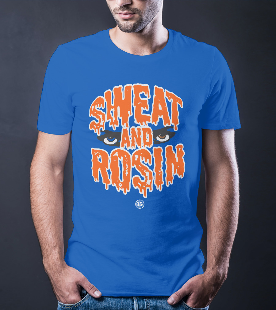 SWEAT AND ROSIN Eyes Dripping Orange 86 T-Shirt