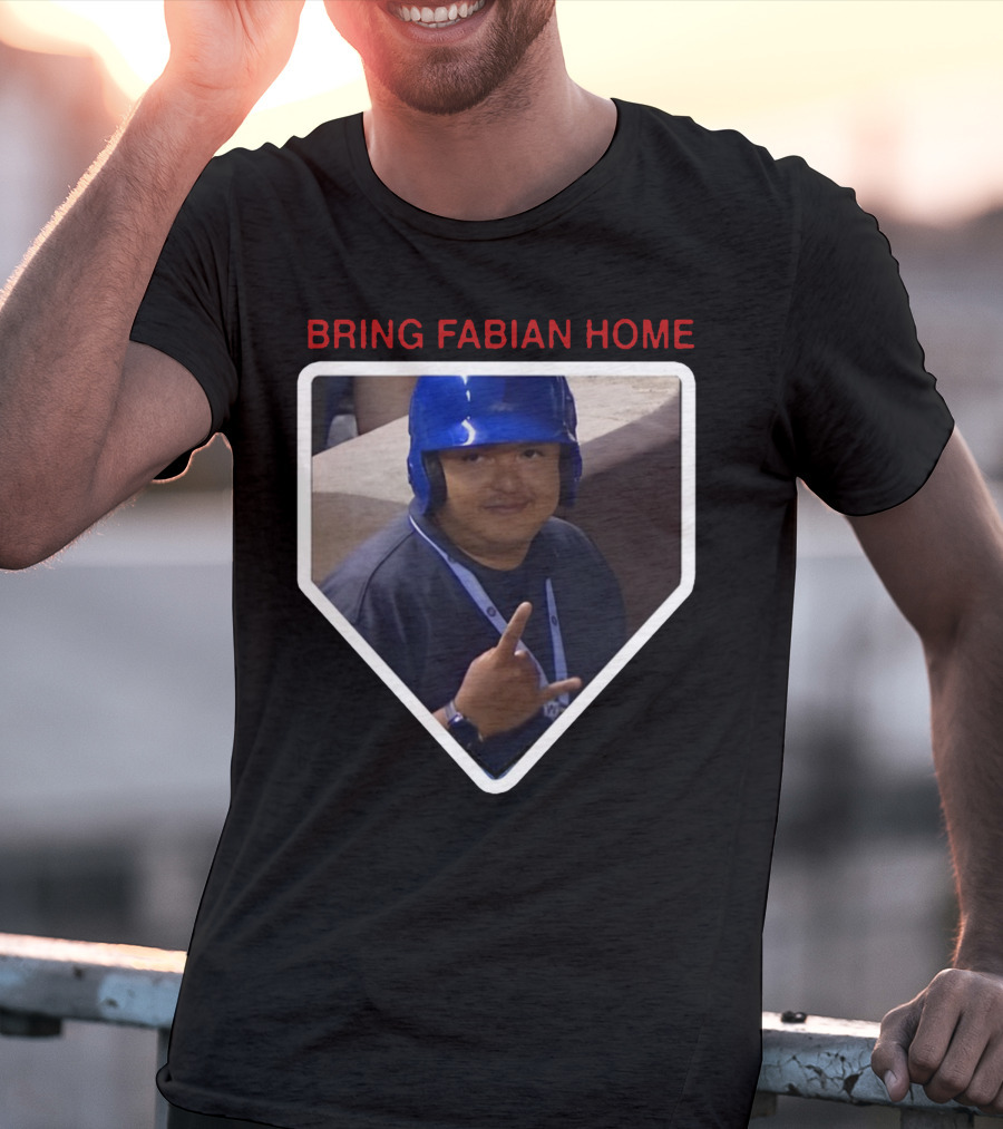 Bring Fabian Home Baseball Fan Moment T-Shirt