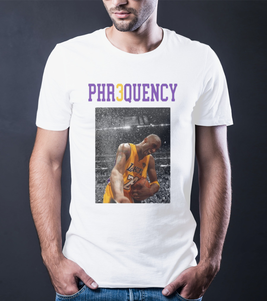 PHR3QUENCY Lakers 24 Basketball T-Shirt