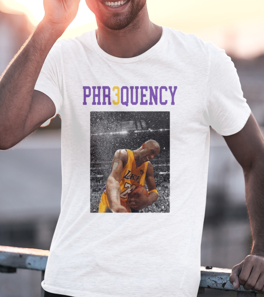 PHR3QUENCY Lakers 24 Basketball T-Shirt