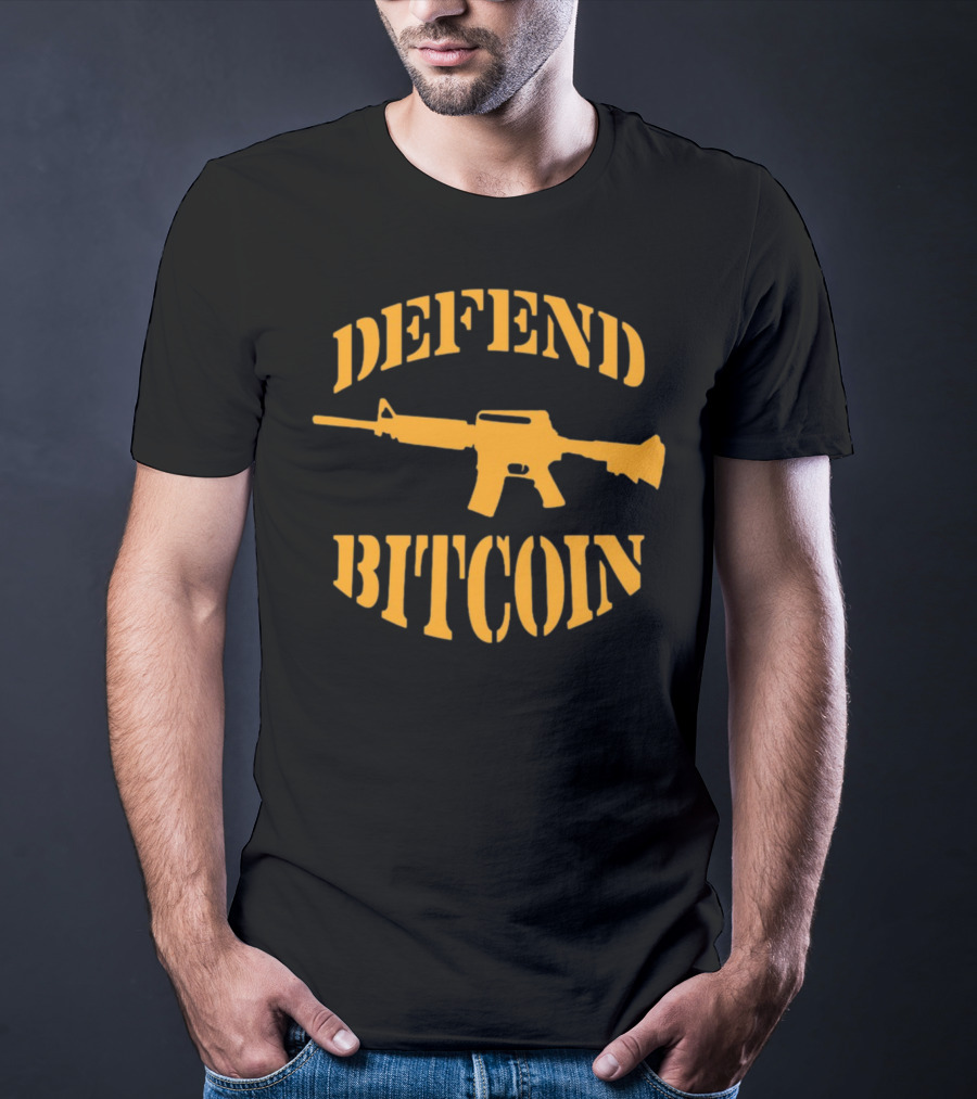 Defend Bitcoin Rifle T-Shirt
