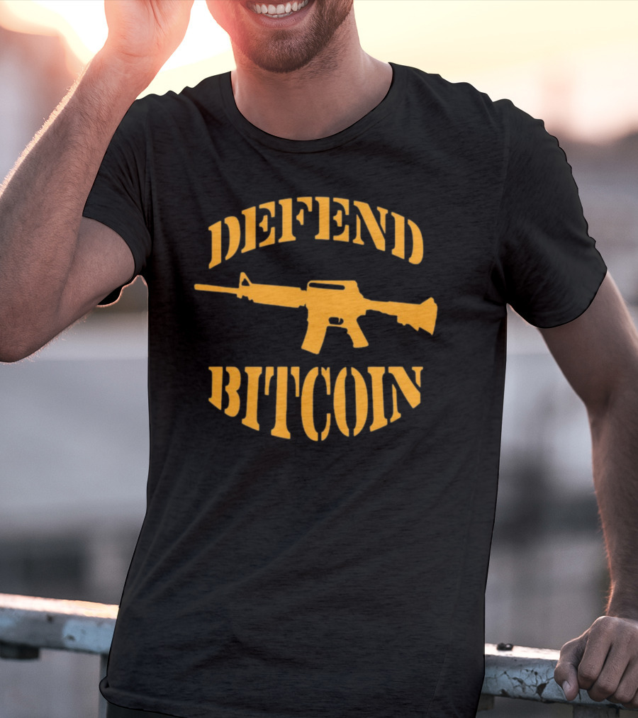 Defend Bitcoin Rifle T-Shirt