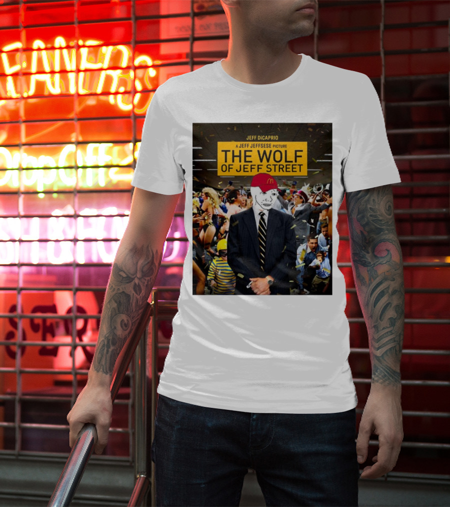 Jeff Dicaprio Jeff Jeffsese The Wolf Of Jeff Street T-Shirt