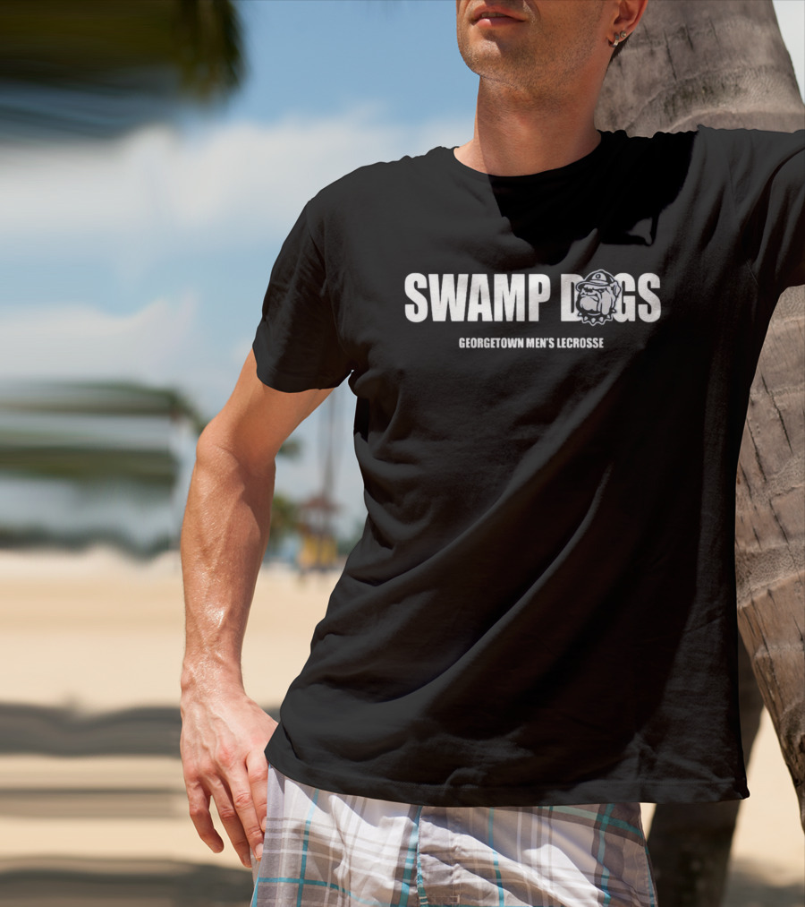 Georgetown Swamp Dogs Men's Lacrosse Bulldog T-Shirt