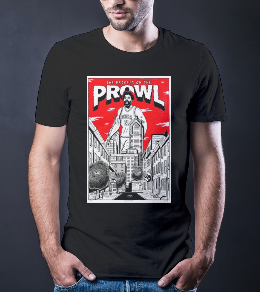 The Process On The Prowl Philadelphia 76ers Basketball Legend T-Shirt