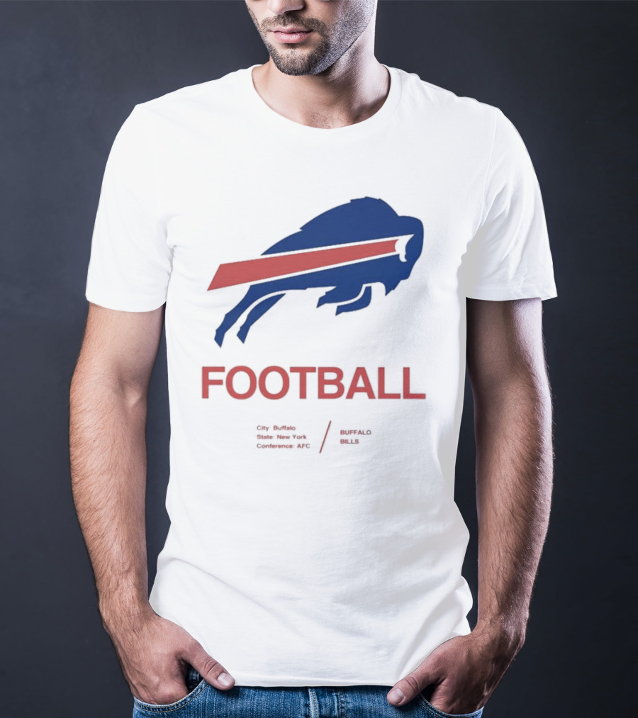 Buffalo Bills Football City Buffalo State New York Conference AFC T-Shirt