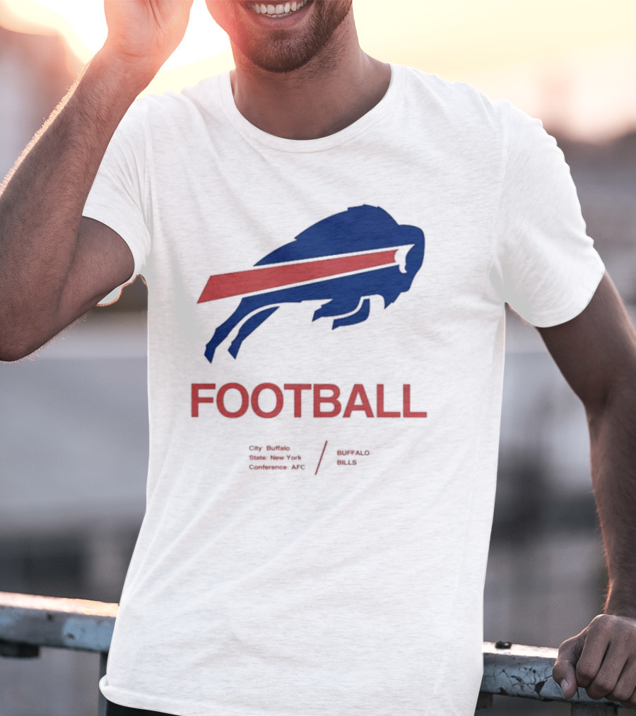 Buffalo Bills Football City Buffalo State New York Conference AFC T-Shirt