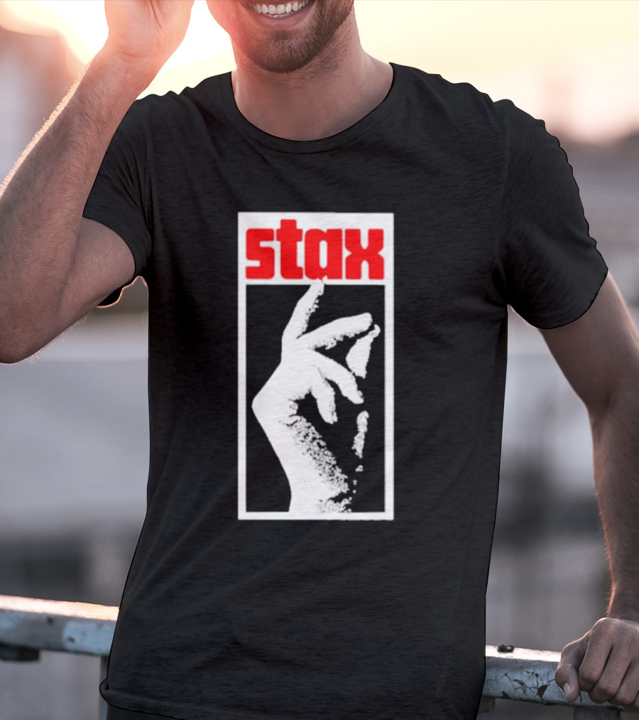 Stax Records Merch Classic Stax Snap Logo Hand T-Shirt