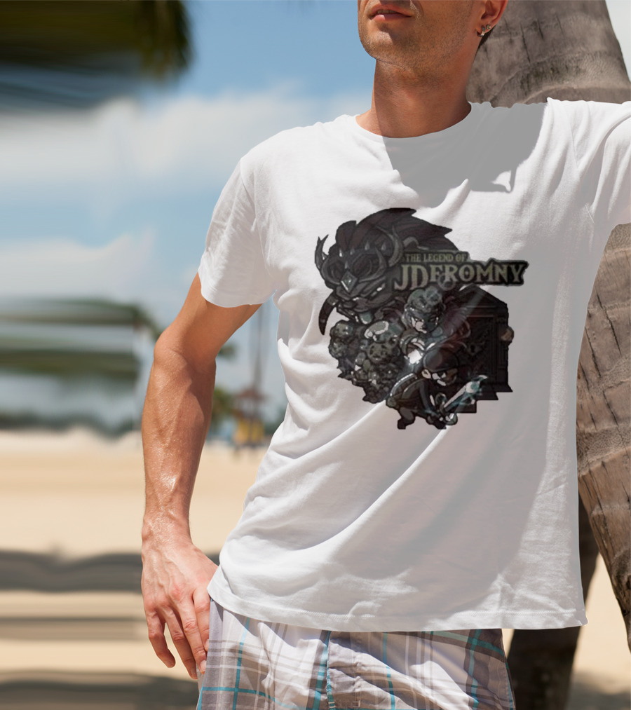The Legend Of Jdromny Dark Adventure Characters T-Shirt
