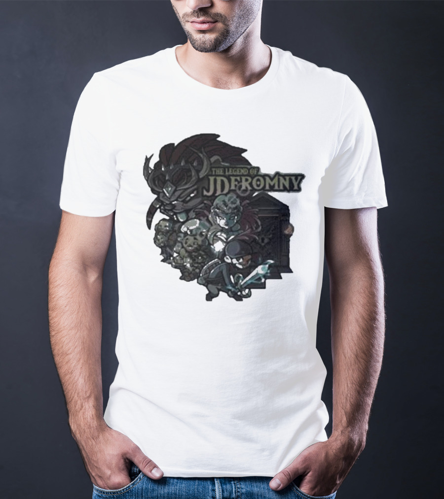 The Legend Of Jdromny Dark Adventure Characters T-Shirt