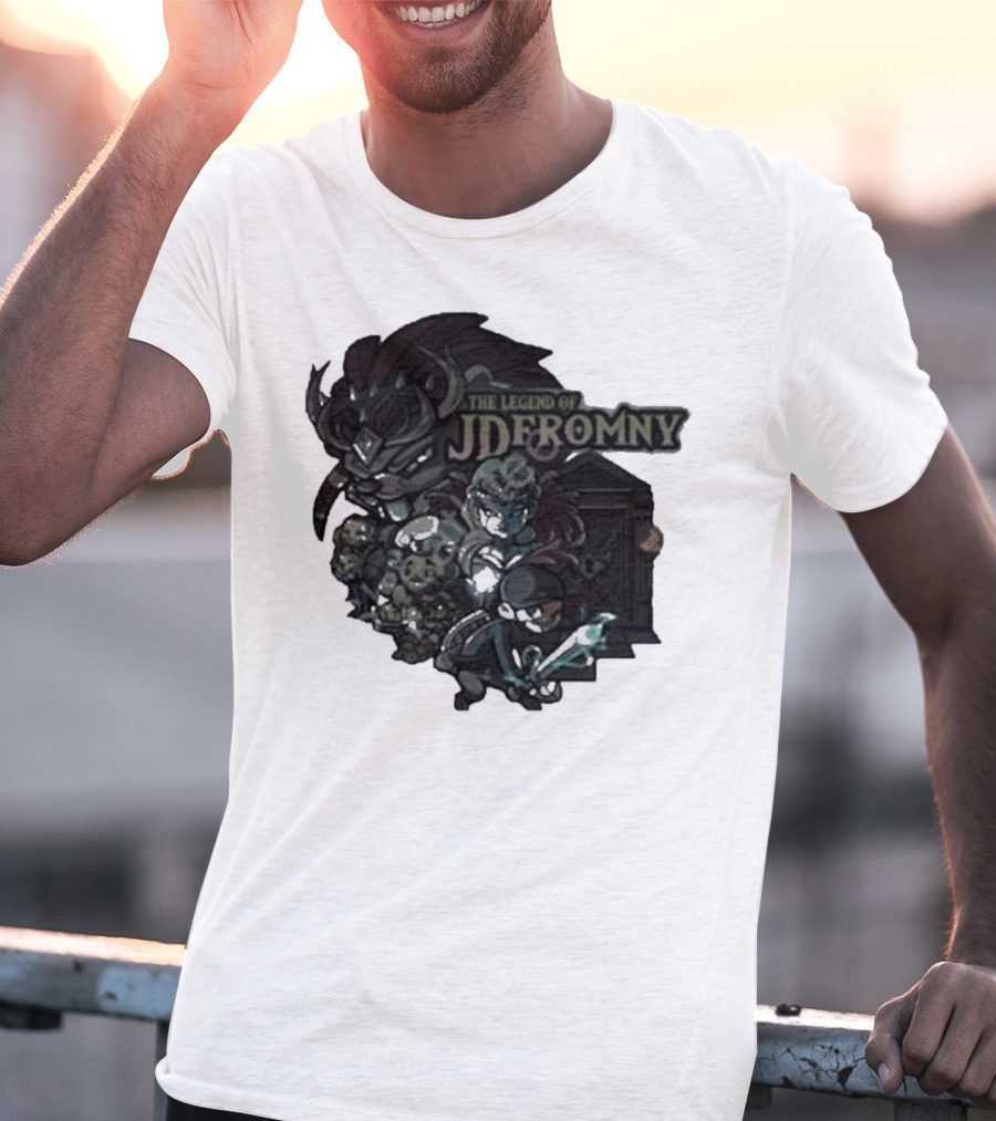 The Legend Of Jdromny Dark Adventure Characters T-Shirt