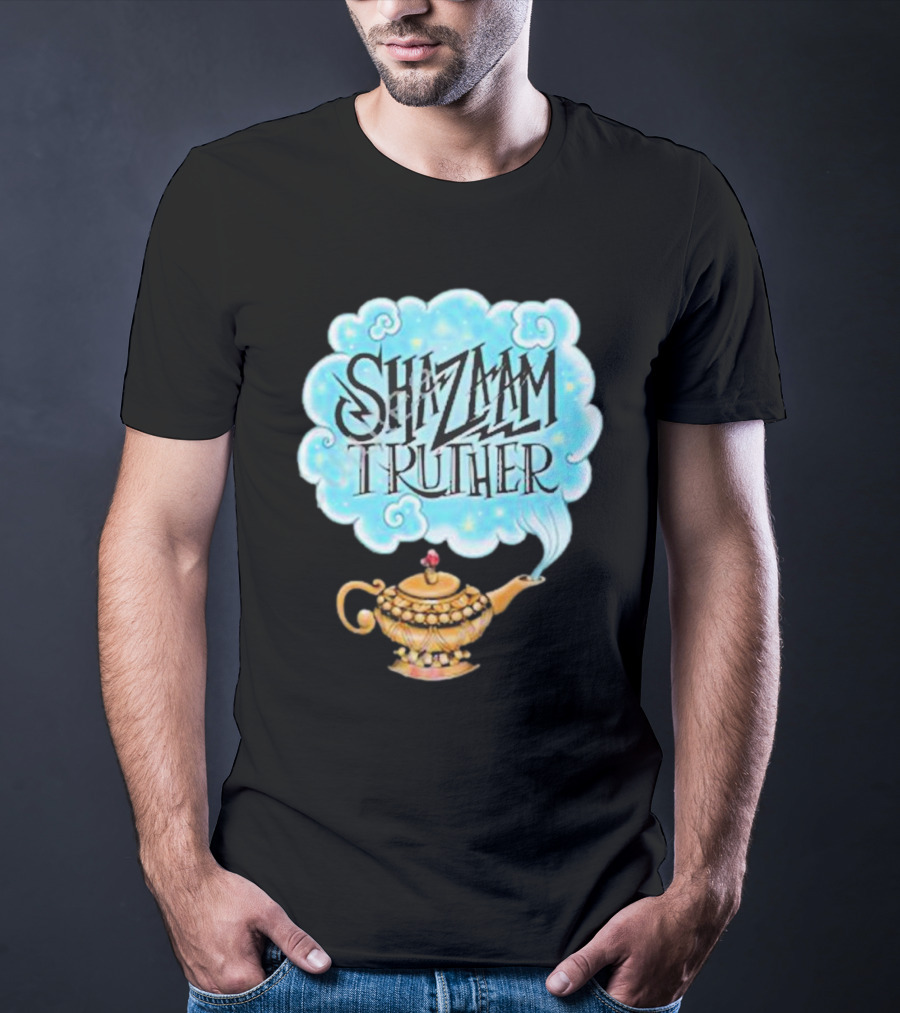 Shazaam Truther Magic Lamp Cloud T-Shirt