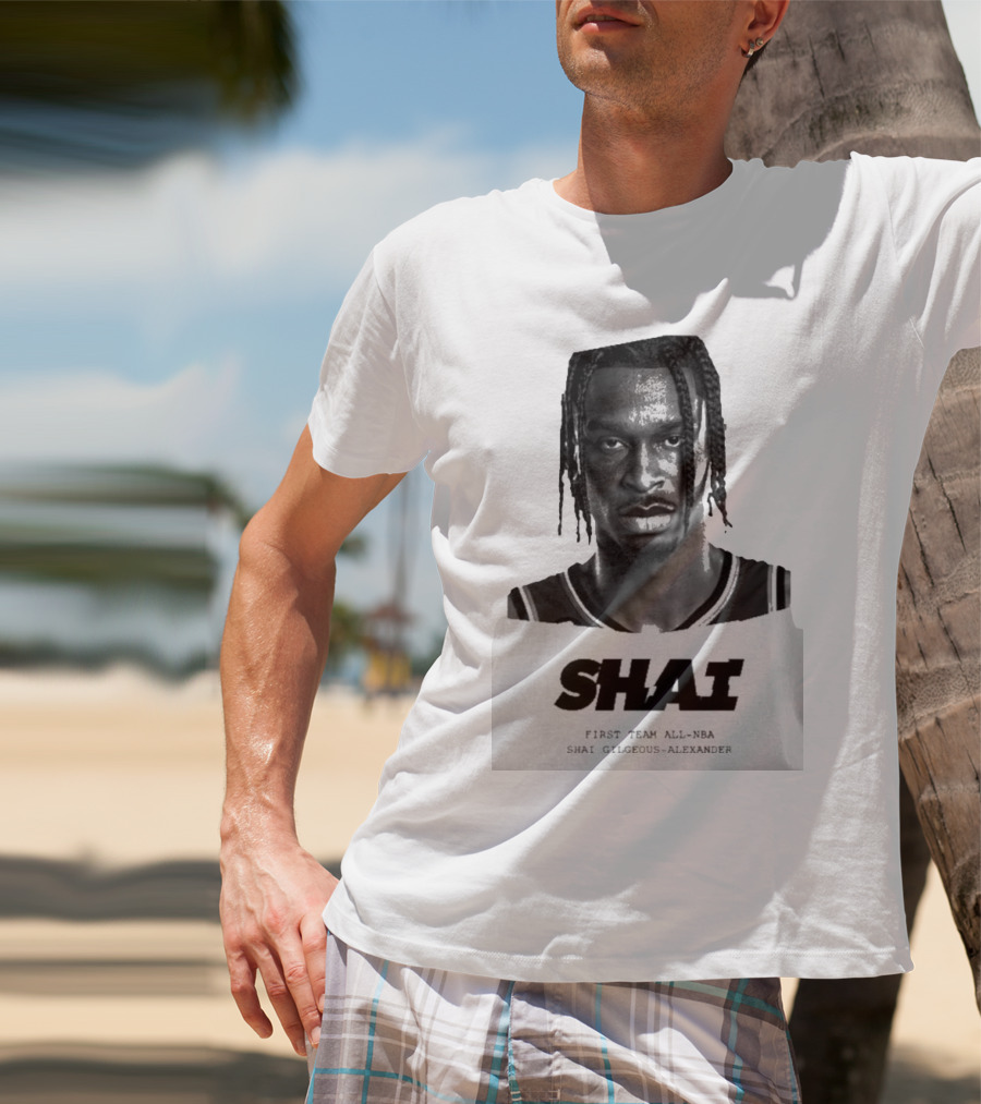 Sportscenter Shai First Team All-NBA Shai Gilgeous-Alexander T-Shirt