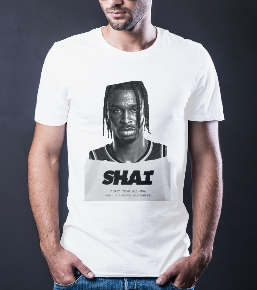 Sportscenter Shai First Team All-NBA Shai Gilgeous-Alexander T-Shirt