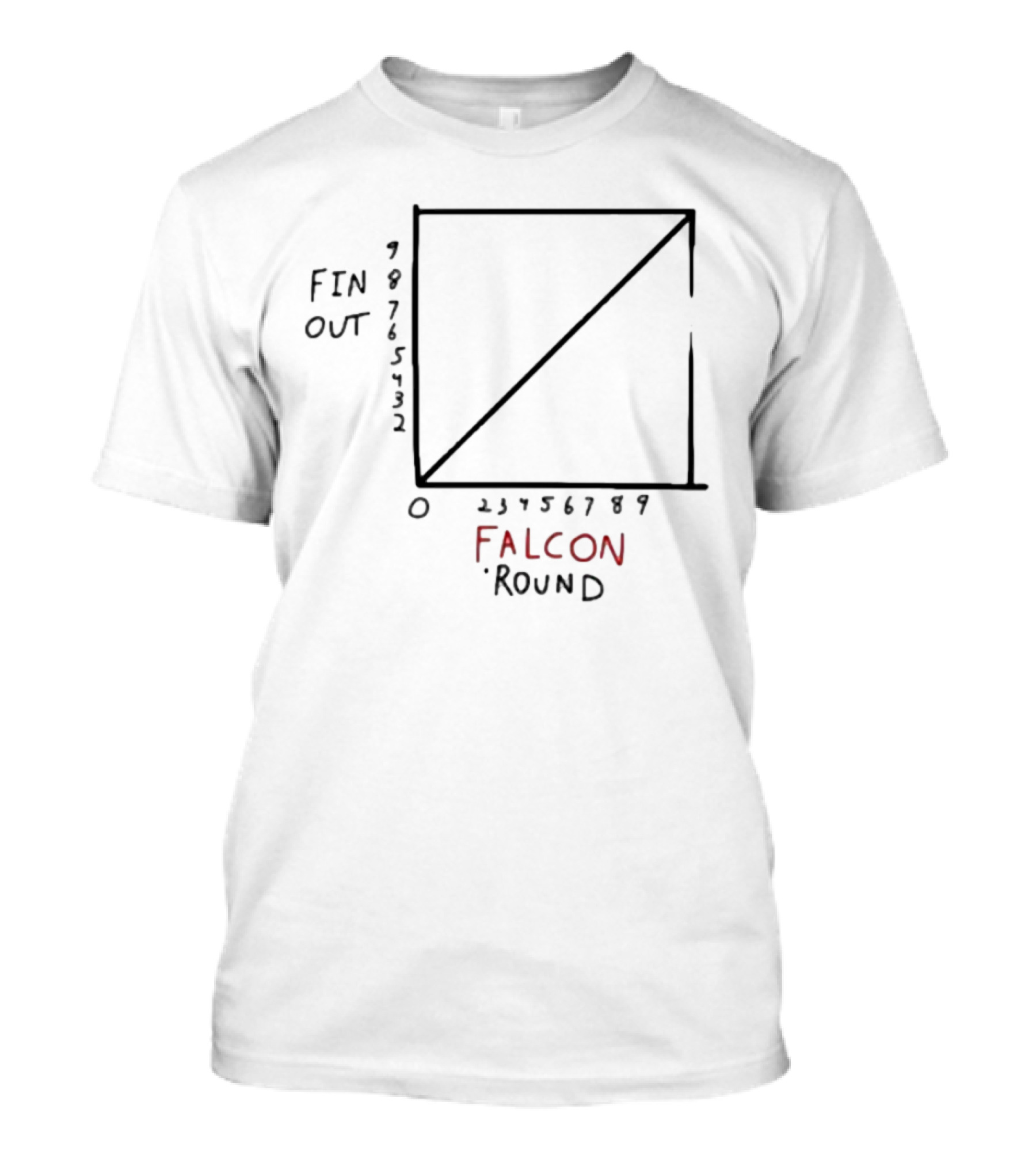 Falcon Around Find Out Graph T-Shirt