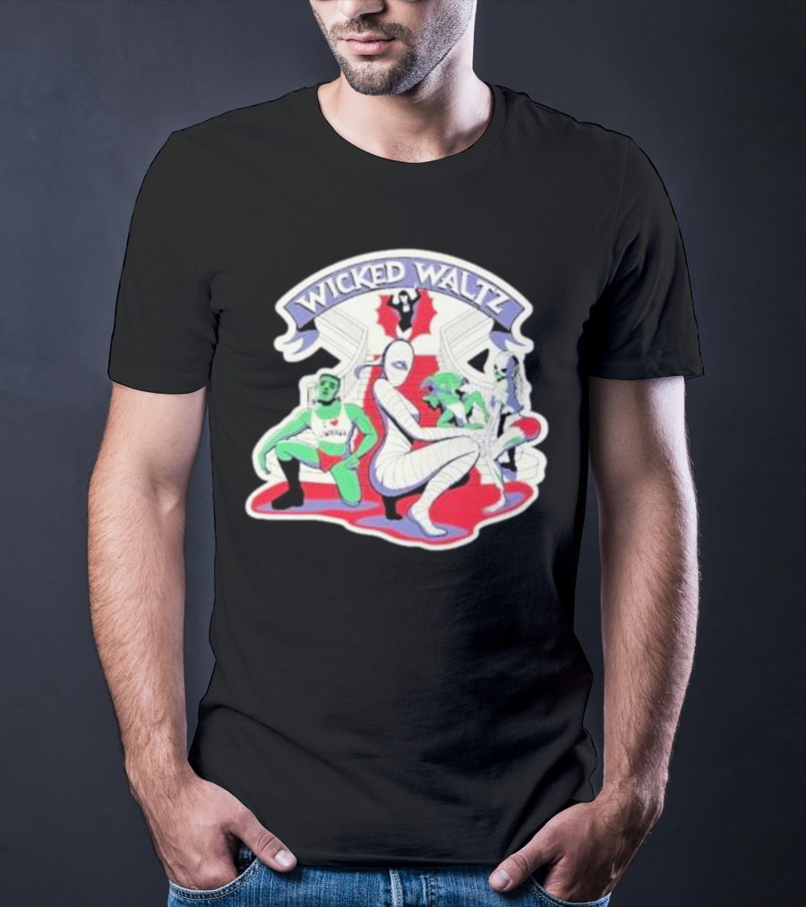 Wicked Waltz Lewberger Monster Characters On Red Carpet T-Shirt