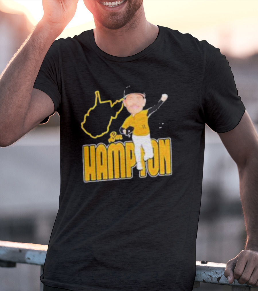 Ben Hampton West Virginia Baseball 11 Fan T-Shirt