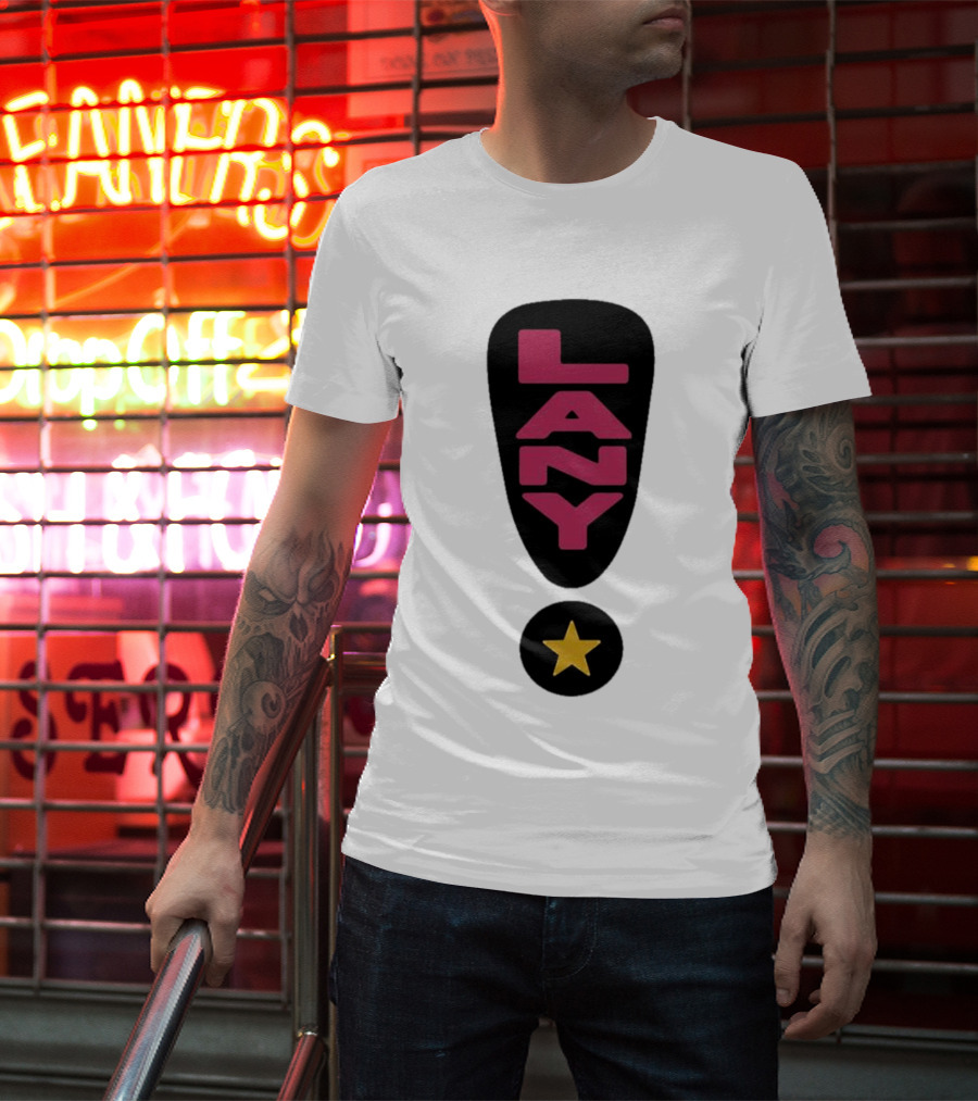 LANY Exclamation Mark With Yellow Star T-Shirt
