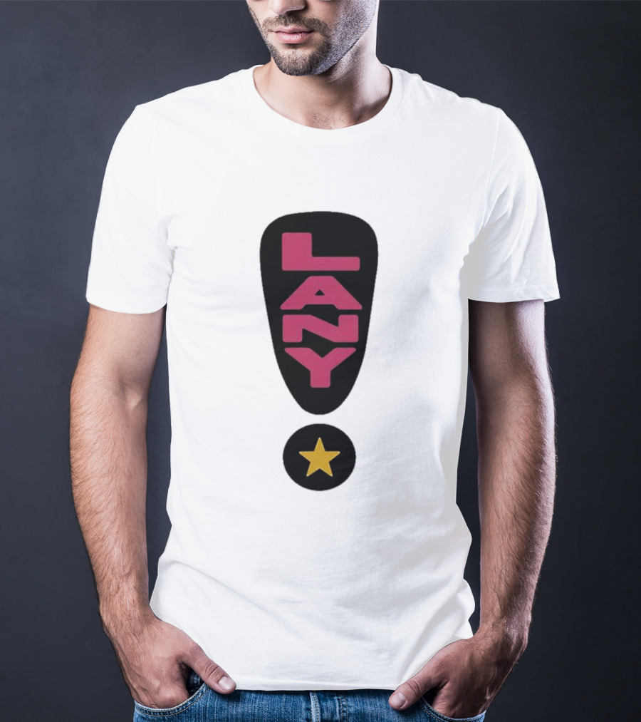 LANY Exclamation Mark With Yellow Star T-Shirt