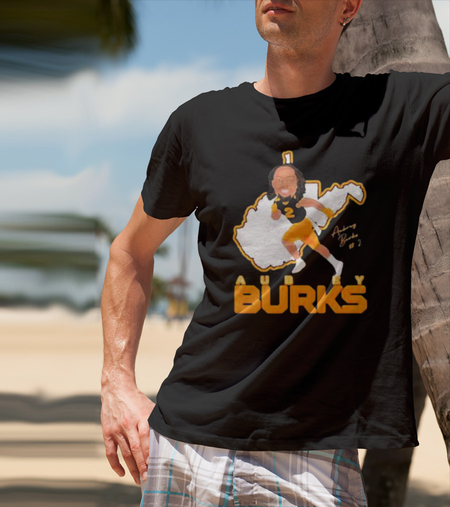 Aubrey Burks Fan 1 Football Player Art #2 T-Shirt