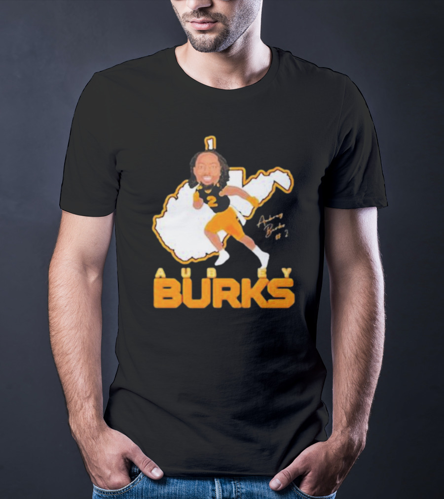 Aubrey Burks Fan 1 Football Player Art #2 T-Shirt