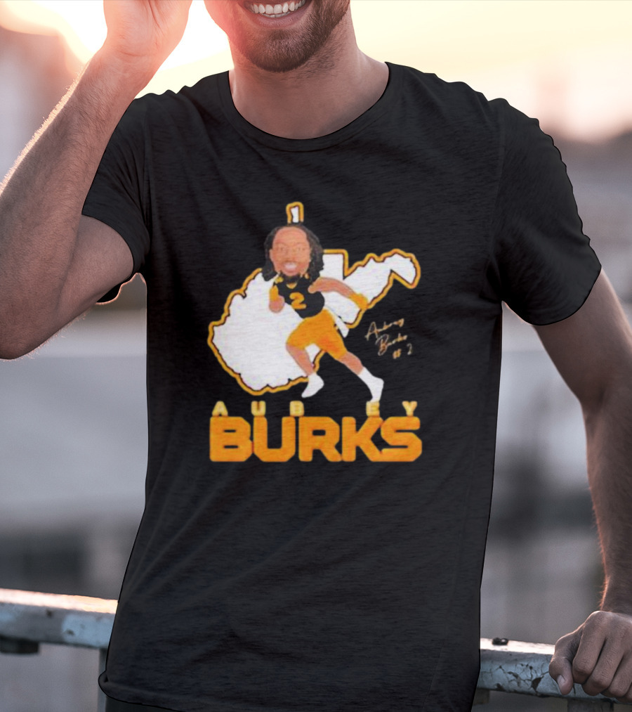 Aubrey Burks Fan 1 Football Player Art #2 T-Shirt