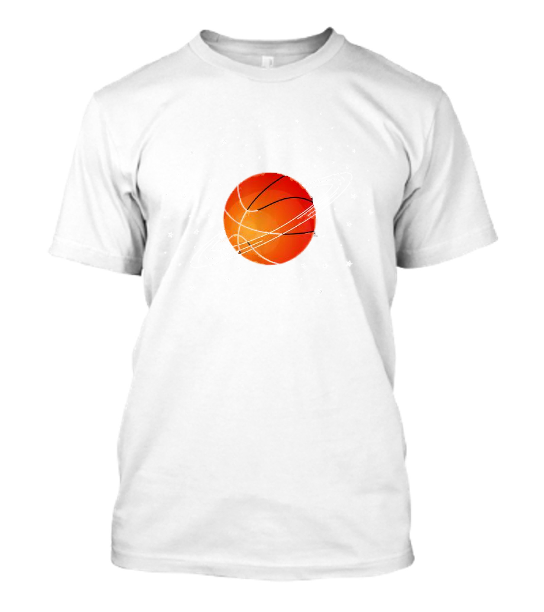 Basketball Lovers Basketball Player Galaxy Planet Basketball Space T-Shirt