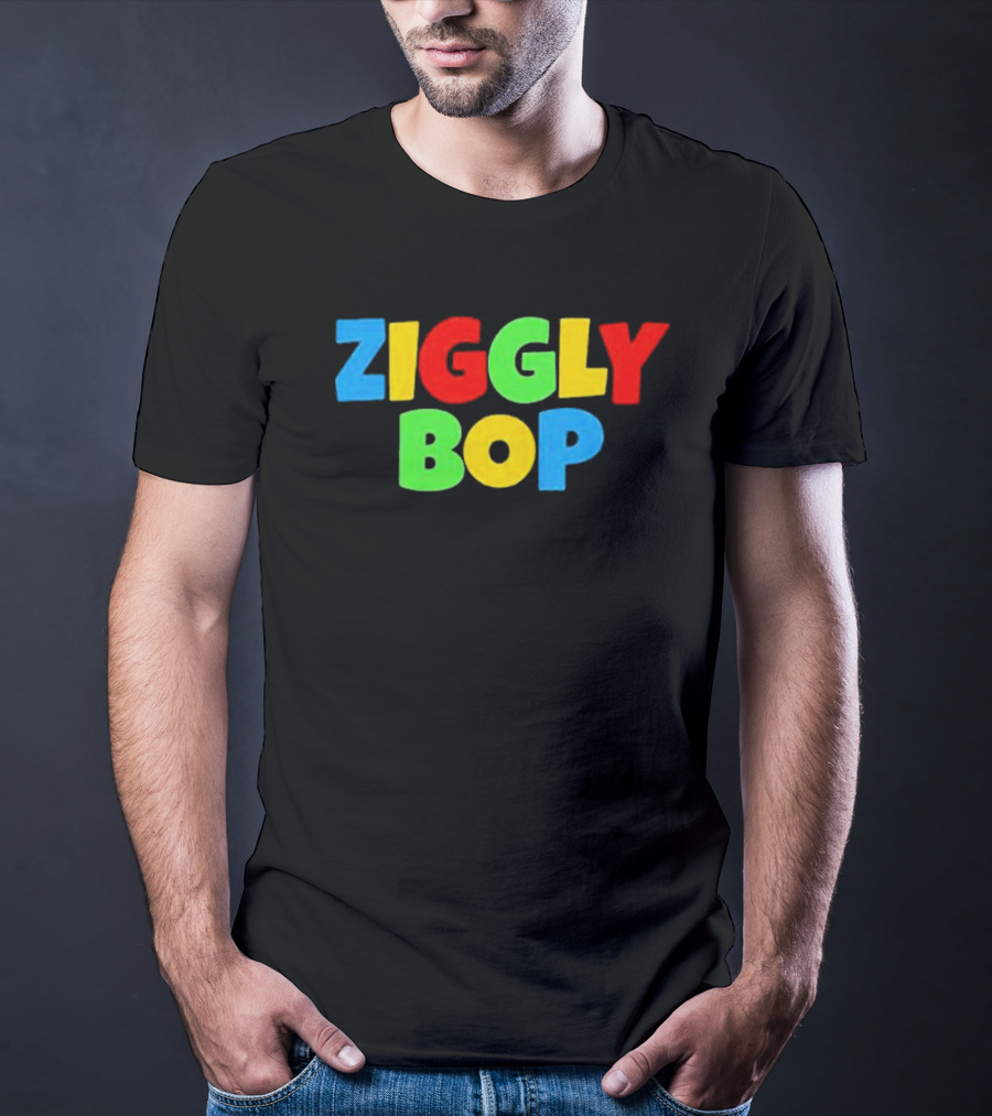 Ziggly Bop Colorful 90s Style Fun Letters T-Shirt