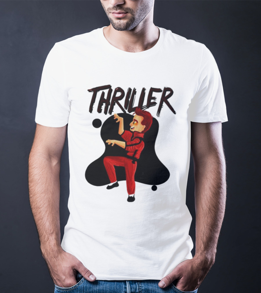 Crowley Thriller Cartoon Dance Good Omens T-Shirt