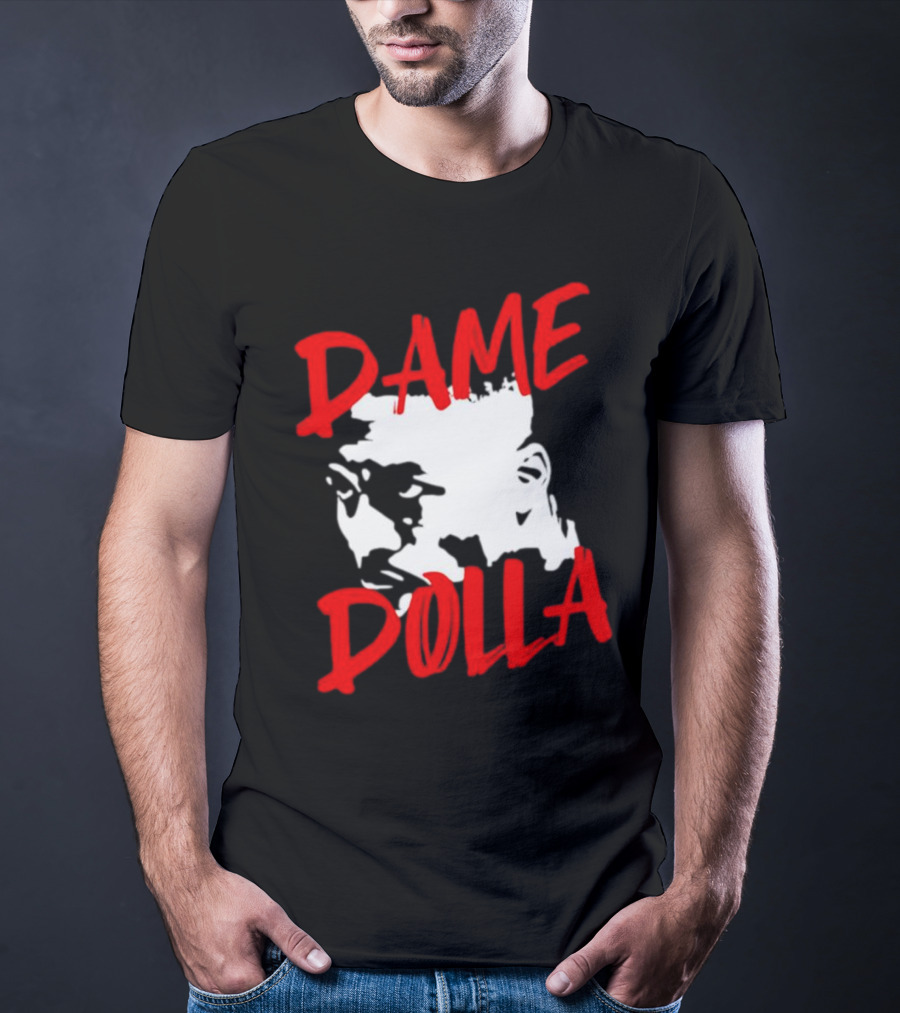 Dame Dolla Face Portrait Star Blazers T-Shirt