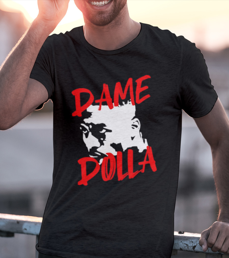 Dame Dolla Face Portrait Star Blazers T-Shirt