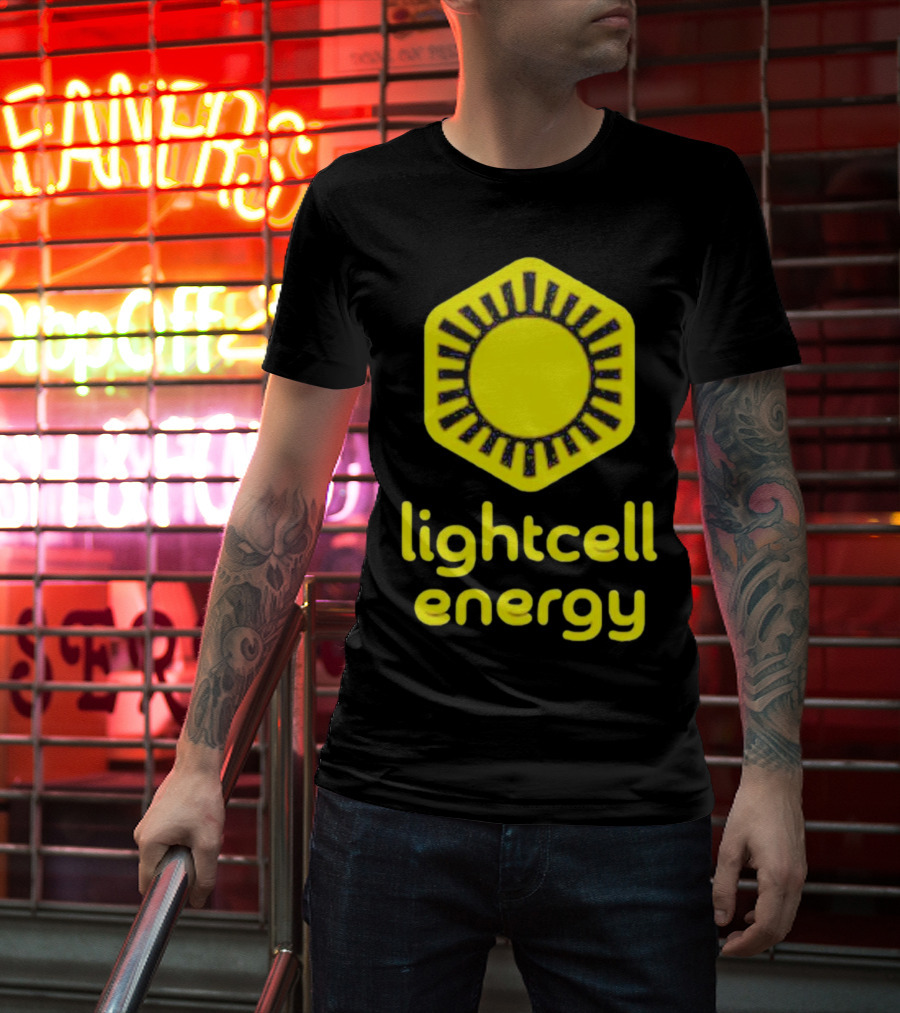 Danielle Fong Lightcell Energy Sunburst Hexagon T-Shirt