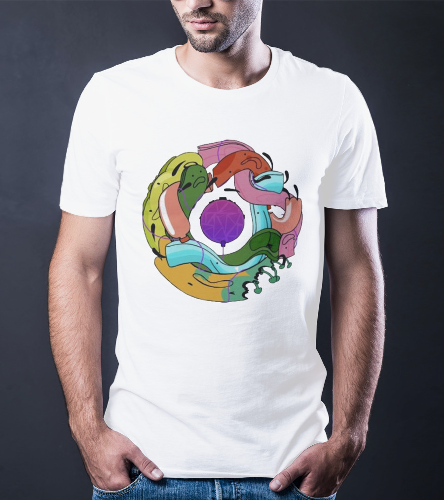 Ian's Yapinians Colorful Ring T-Shirt