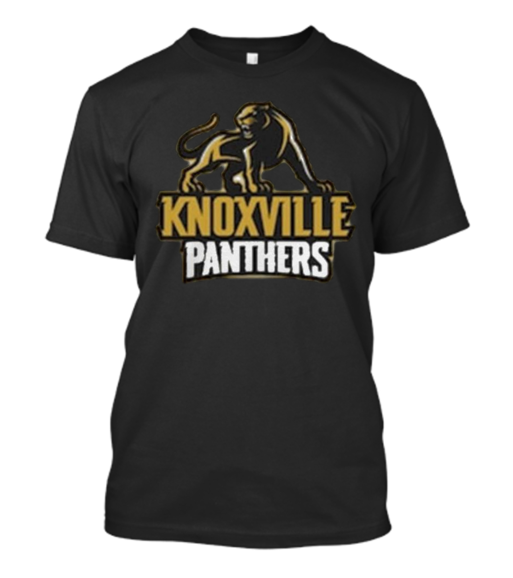 Knoxville Panthers Gold Black Panther T-Shirt