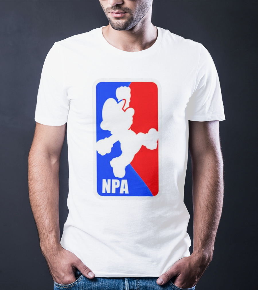 Mario NPA National Plumber Association NBA T-Shirt