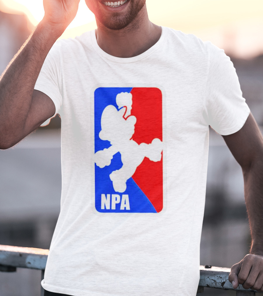 Mario NPA National Plumber Association NBA T-Shirt