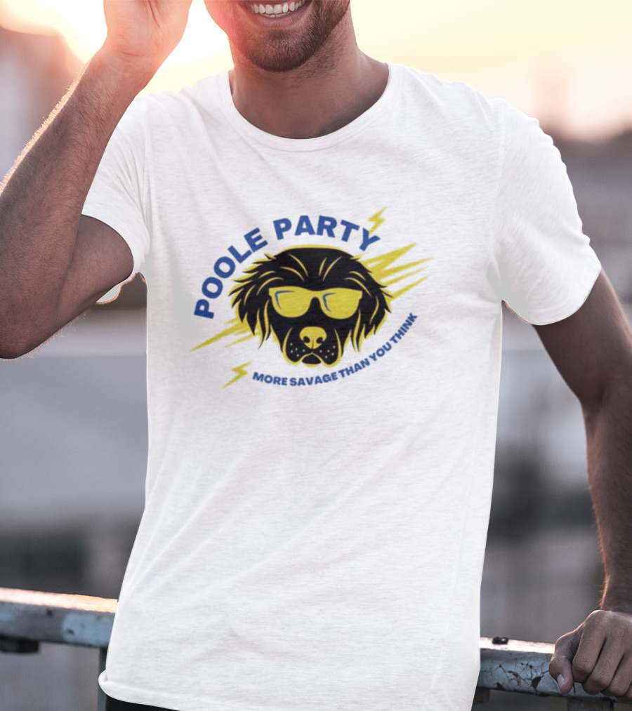 POOLE PARTY More Savage Than You Think Jordan Poole Basketball T-Shirt