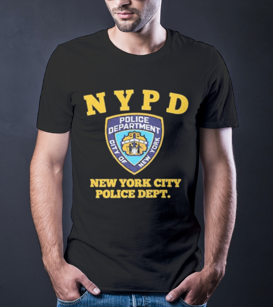NYPD Police Department City Of New York Badge New York City Police Dept T-Shirt