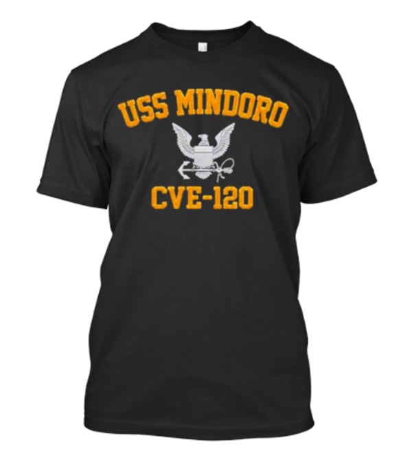 USS Mindoro CVE-120 Eagle And Anchor Emblem T-Shirt